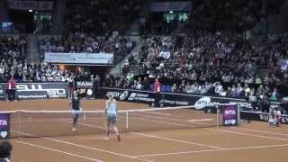 Maria Sharapova vs Li Na champ point amp winner ceremony Pt 1  Porsche Tennis Grand Prix 2013 [upl. by Ecirtra]