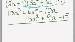 Multiplying Binomials and Polynomials [upl. by Ynalem]