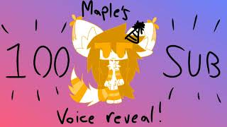 5 seconds of my voice  100 sub voice reveal [upl. by Nylrac]