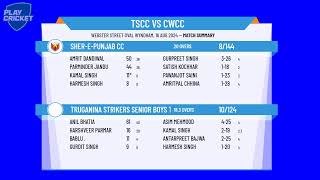 Melbourne Cricket AssociationWestDiv AT20Semi Finals  Truganina Strikers CC v SherEPunjab CC [upl. by Hamish554]