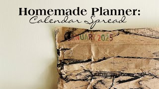 Homemade Planner Calendar Spread Trial amp Error [upl. by Yerocaj]