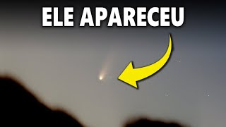 URGENTE  ELE APARECEU JÁ ESTÃO CONSEGUINDO FOTOGRAFAR O COMETA C2023 A3 ATÉ DO ESPAÇO [upl. by Alleacim]