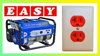 How To Hook Up A Generator To A House [upl. by Aicelaf]