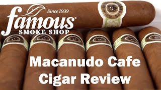 Macanudo Cafe Cigars Review  Famous Smoke Shop [upl. by Imak724]