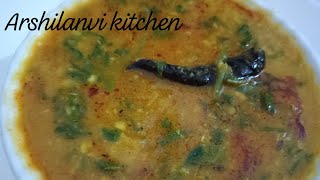 palak dal recipe in cooker  palak dal recipe in hindi [upl. by Ynad]