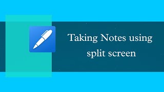 How to use Noteshelf in Splitscreen on Samsung Tab S7 and S8  Noteshelf for Android [upl. by Eehc]