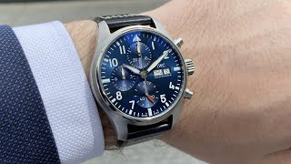 IWC Pilot Chronograph 41 mm blue [upl. by Reidar]