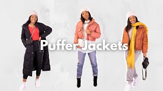 How to Style Puffer Jackets  Winter Coats  Styling cropped puffers longline and puffer vests [upl. by Meerak]