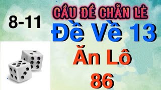 Soi cầu XSMB  8  11  2024  Dự đoán XSMB hôm nay  Cầu lô cầu đề miền bắc  Soi cầu chẵn lẻ [upl. by Lednam]