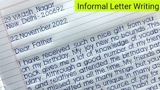 Informal letter writing in English  Letter writing  Informal letter [upl. by Koball]