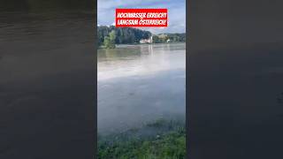 Massives Hochwasser erreicht langsam Österreich an der Donau [upl. by Lambard]