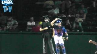 Umpire Ejects Daytona Cubs Music Man Derek Dye [upl. by Reisfield]