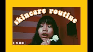 skincare routine of a 13 year old  philippines 🇵🇭 [upl. by Arretahs]