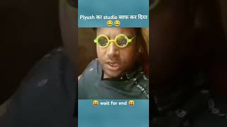 Piyush का studio साफ कर दिया Sourabh Joshi vlogs Shorts Viral [upl. by Aicirtam]