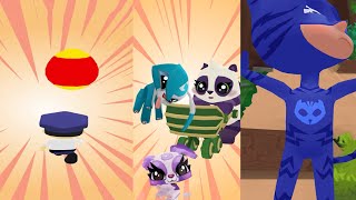 TAG WITH RYAN VS DASH TAG ELF VS PJ MASK VS TITLI IN HALLOWEEN [upl. by Chemash]