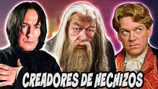 16 Magos y Brujas que CREARON Hechizos – Harry Potter Explicado [upl. by Aienahs]