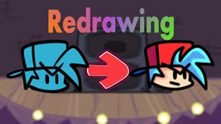 Redrawing Friday Night Funkin Icons [upl. by Estes]