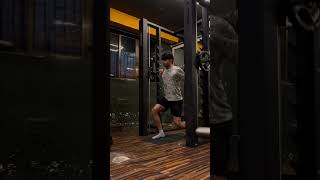 PUSH TO FAILURE IN LUNGES shorts youtubeshorts gym fitness [upl. by Ethyl]