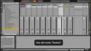 Tutorial Ableton Español La Interfaz y el quotSession Modequot [upl. by Oliva]