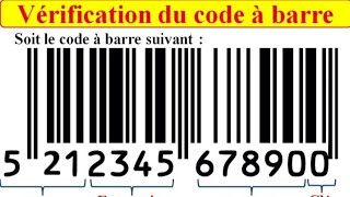 Systèmes de numération et codes  exercice《 vérification du code à barre》 [upl. by Sellig868]