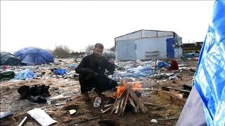 Clearing of Calais migrant jungle begins [upl. by Aivlys]