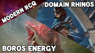 Boros Energy vs Domain Rhinos  Modern RCQ Semifinals at Ogres Den  20249028 [upl. by Demmer]