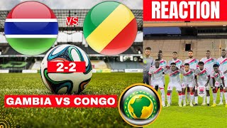 Gambia vs Congo 22 Live Africa Cup of Nations Qualifiers Football Match Score Highlights Direct [upl. by Umberto]