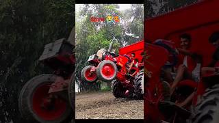 Mahindra tractor stunt farmer farming modified stunt youtube automobile tractorstunt [upl. by Oirramaj]