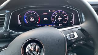 😳New 2019 VW TRoc Sport 0100Kmh Acceleration 15TSI 110KW 150ps TEST with Activ display [upl. by Akieluz]