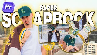 How to create PAPER SCRAPBOOK Effect Premiere Pro amp Photoshop [upl. by Loats]