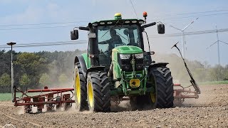 Mais legen  John Deere 6150R mit Becker [upl. by Castera]