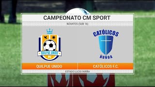 Final Quilpué Unido vs Catolicos fc  Campeonato CM Sport Apertura 2024 novatos sub 16 [upl. by Enelahs]