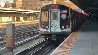 NYCT Subway yellow Zoho wrap on the F train [upl. by Anailuj]