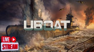 UBOAT  Beginner at sea  🔴LIVE [upl. by Adnorehs]