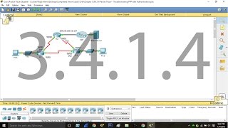 3414 Packet Tracer Trouble shooting PPP and Authentication [upl. by Yvonner]