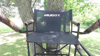 Muddy Grand Stand Single Ladder Stand  Muddy Outdoor Products [upl. by Yevre]