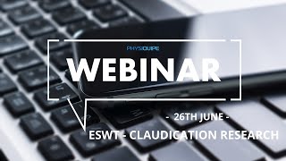 Webinar Series  EWST  Claudication Research  26th June [upl. by Chambers]