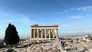 Parthenon Acropolis Athens Greece January 17 2024 at 1033 [upl. by Elizabet]