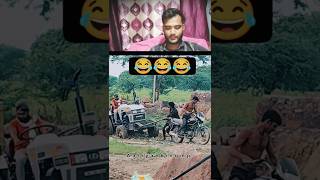 tractor vs motorcycle 🏍️😭😔  thar vs tractor Bap ko bhejshorts tractor trending popular [upl. by Ozkum]