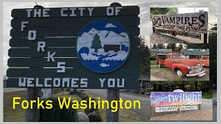 Checking Out Forks Washington Vampires Bigfoot amp Home of the FOREVER TWILIGHT FESTIVAL [upl. by Waligore]