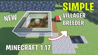 NEW Minecraft Villager Breeder Tutorial 118 [upl. by Adaha]