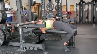 Bench Press 4count eccentric  4count pause [upl. by Cressy]