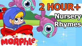 Row Row Row Your Boat   Many More Nursery Rhymes  2 Hour Baby TV  By My Magic Pet Morphle [upl. by Afihtan76]