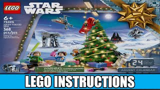 LEGO Instructions  Star Wars  75395  Star Wars Advent Calendar 2024 [upl. by Rawde]