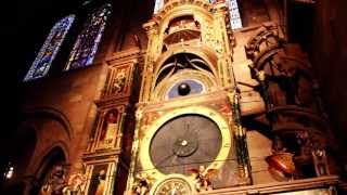 Strasbourg Astronomical Clock at Notre Dame Cathedral HD [upl. by Itteb833]