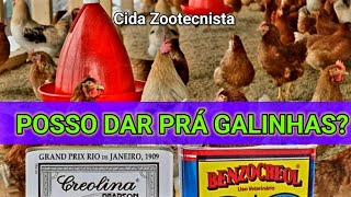 CREOLINA BENZOCREOL PRÁ GALINHAS [upl. by Yeslah]