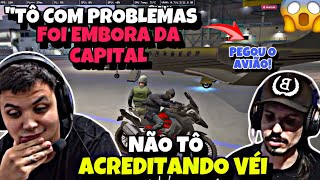 Vixi😥”VOU EMBORA DA CAPITAL” HUGO FUGIU E não IRÁ PARTICIPAR da GRANDE GUERR4Gtarp [upl. by Aseneg]