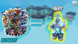 Aery  Winning with every kit in Roblox Bedwars S10 [upl. by Hnahk]