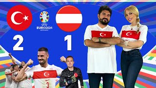 TÜRKİYE 21 AVUSTURYA EURO 2024  KırmızıBeyaz Futbol 2 Temmuz 2024 [upl. by Read333]