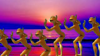 Wrong Heads DAME TU COSITA and PATILA Alien Green El Chombo Dance [upl. by Ariet]